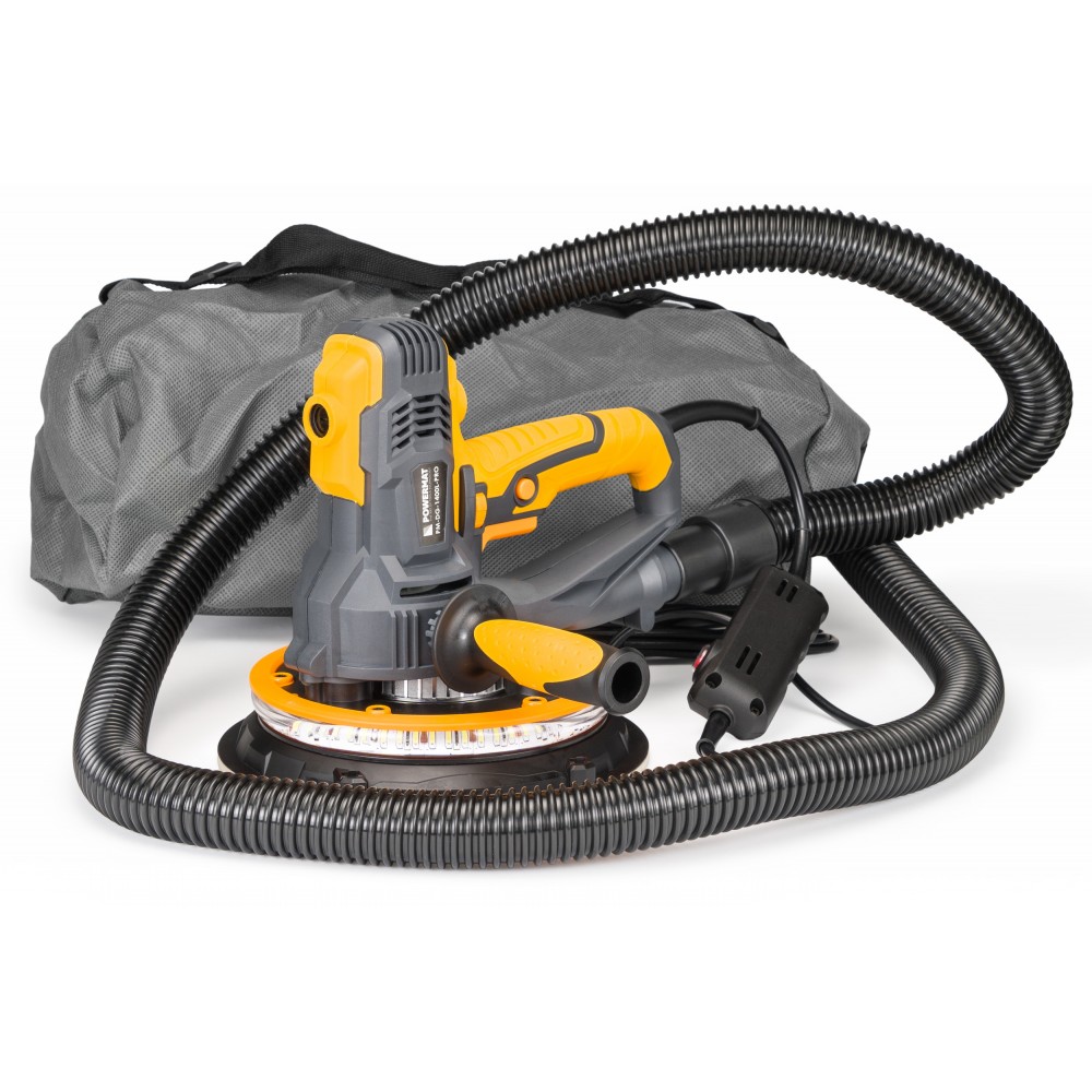 POWERMAT PM-DG-1400L-PRO Bruska na sádrokarton 1400W LED pytlík