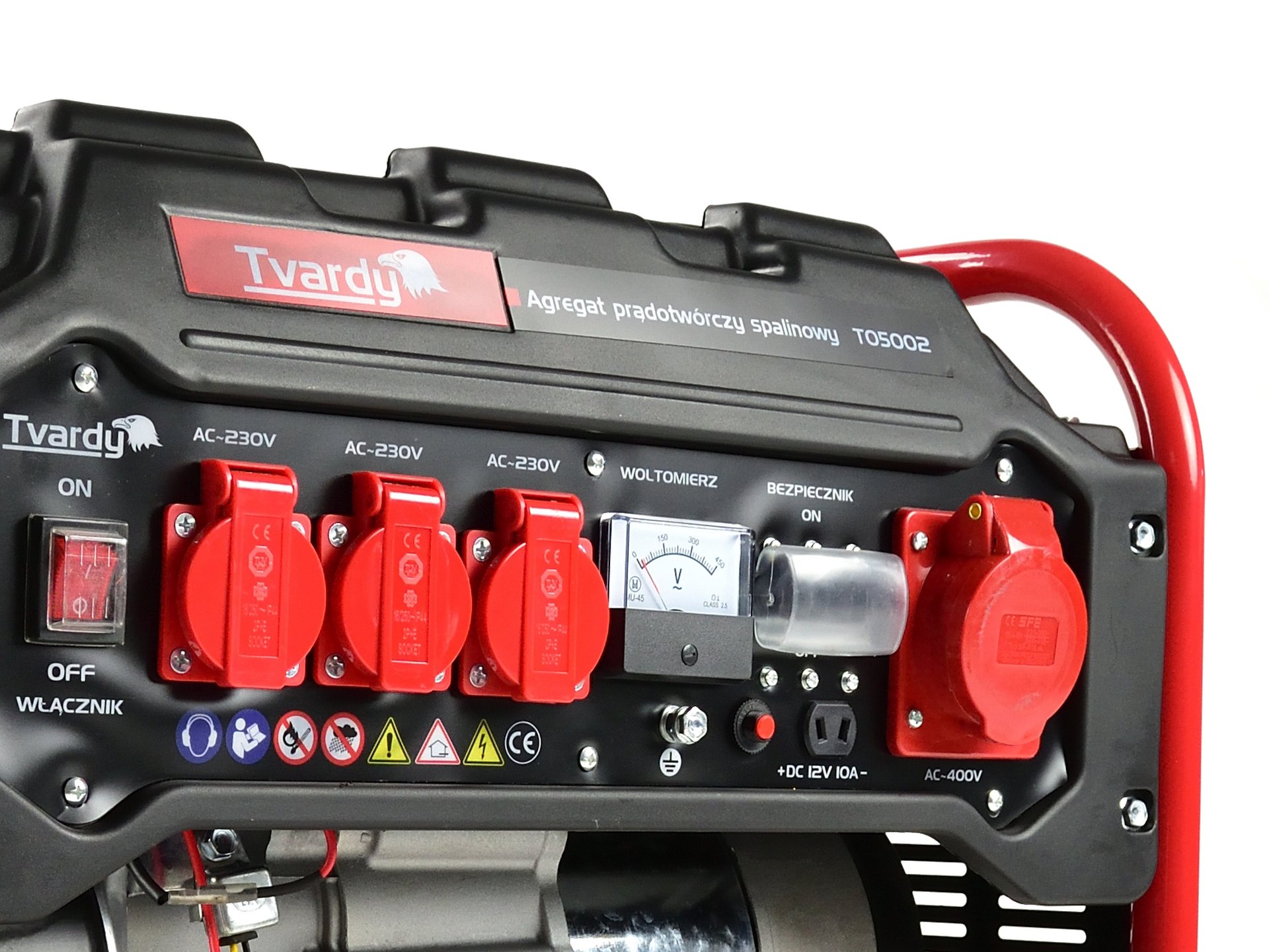 Tvardy T05002 Elektrocentrála generátor proudu 7HP 2800W 400V