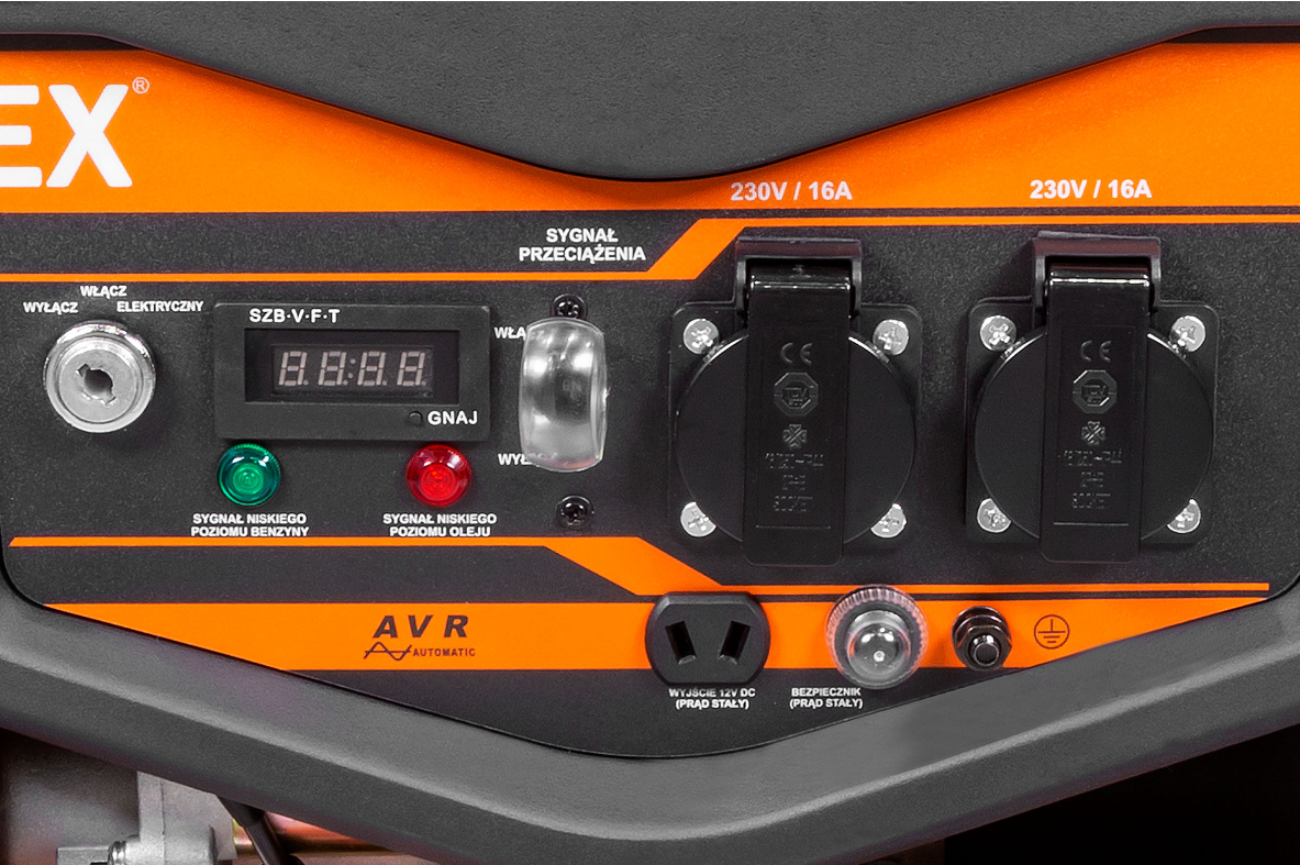 MAX LXGG3035CE ELEKTROCENTRÁLA 3,5kW GENERÁTOR PROUDU 12V 230V AVR
