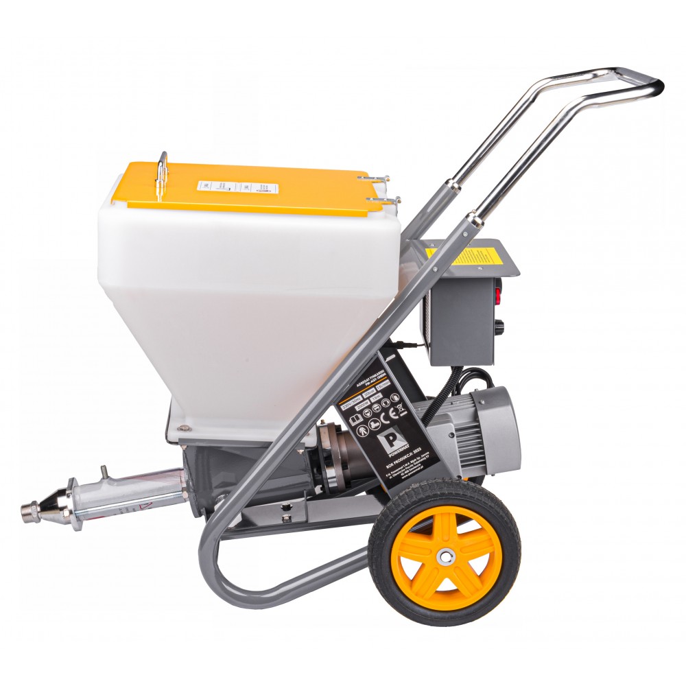 POWERMAT PM-AGT-1500M Omítací stroj omítačka na omítku 50L 1500W +příslušenství