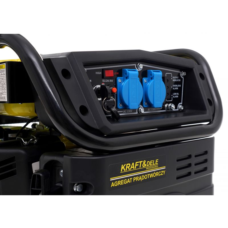 KRAFT&DELE KD194 ELEKTROCENTRÁLA GENERÁTOR PROUDU 4,8kW JEDNOFÁZOVÝ