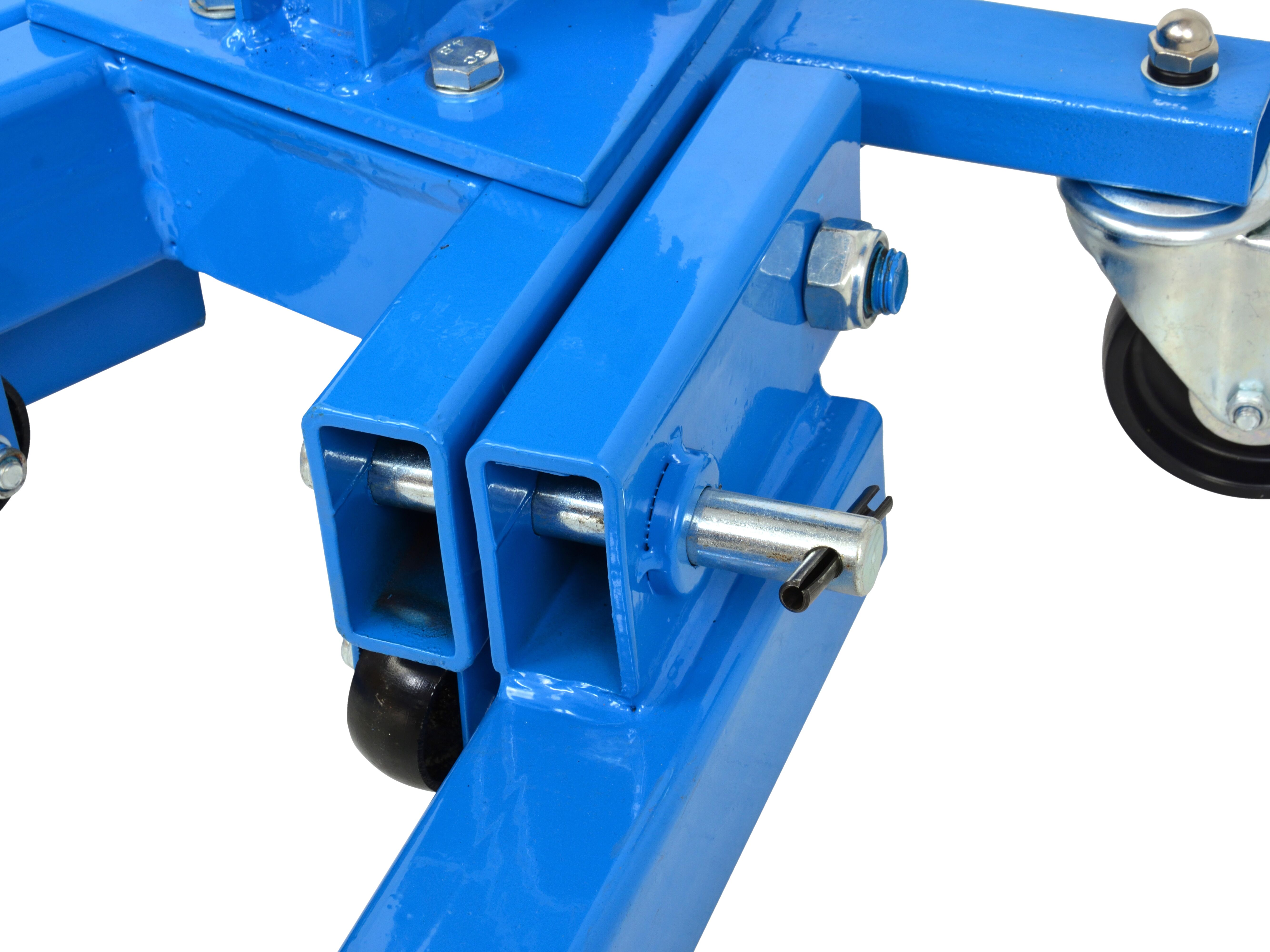 GEKO G02144 Dílenský hydraulický jeřáb zvedák kladkostroj 1t nízkoprofilový 