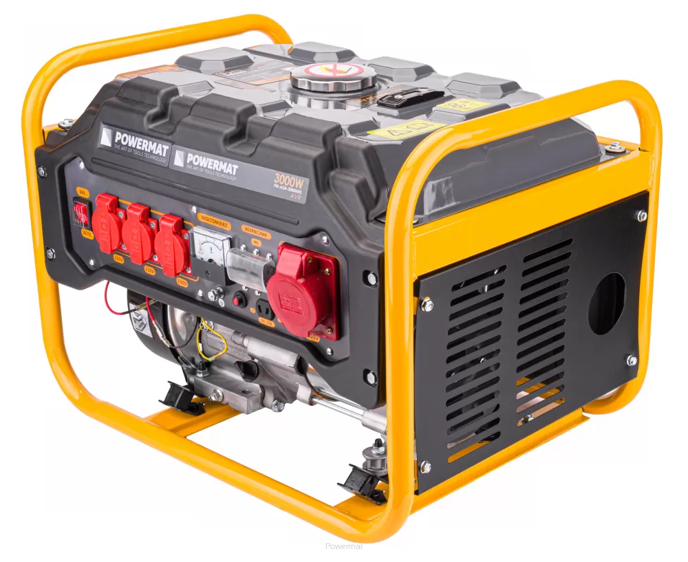 POWERMAT PM-AGR-3000MNS ELEKTROCENTRÁLA, GENERÁTOR PROUDU 7HP 230V/400V 3000W