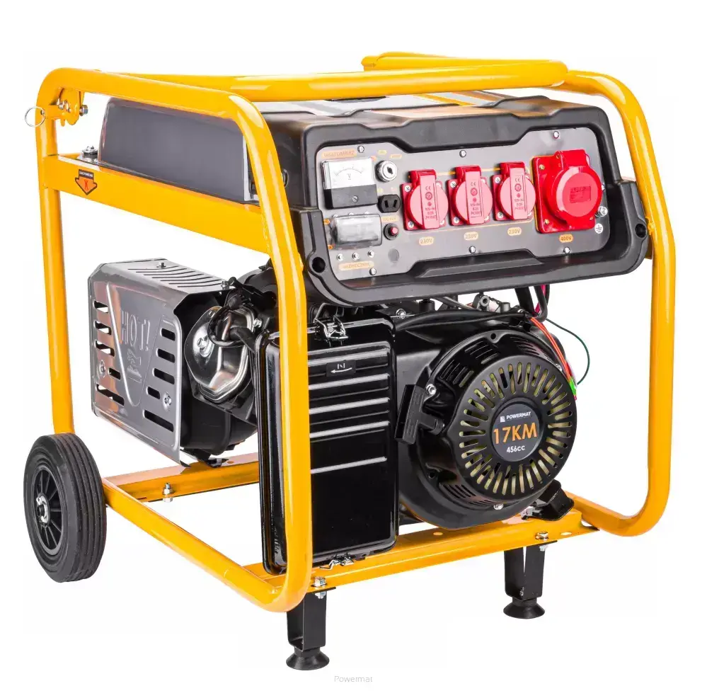 POWERMAT PM-AGR-7500MNKE ELEKTROCENTRÁLA GENERÁTOR PROUDU 17HP 230V/400V 7500W AVR