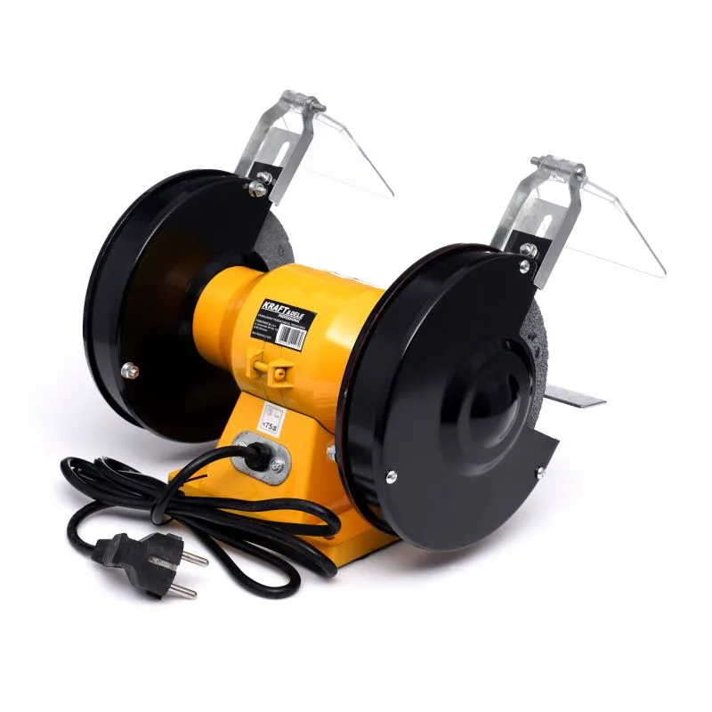 KRAFT&DELE KD532-Z 1500W Elektrická stolní bruska dvoukotoučová 150x16x12,7mm