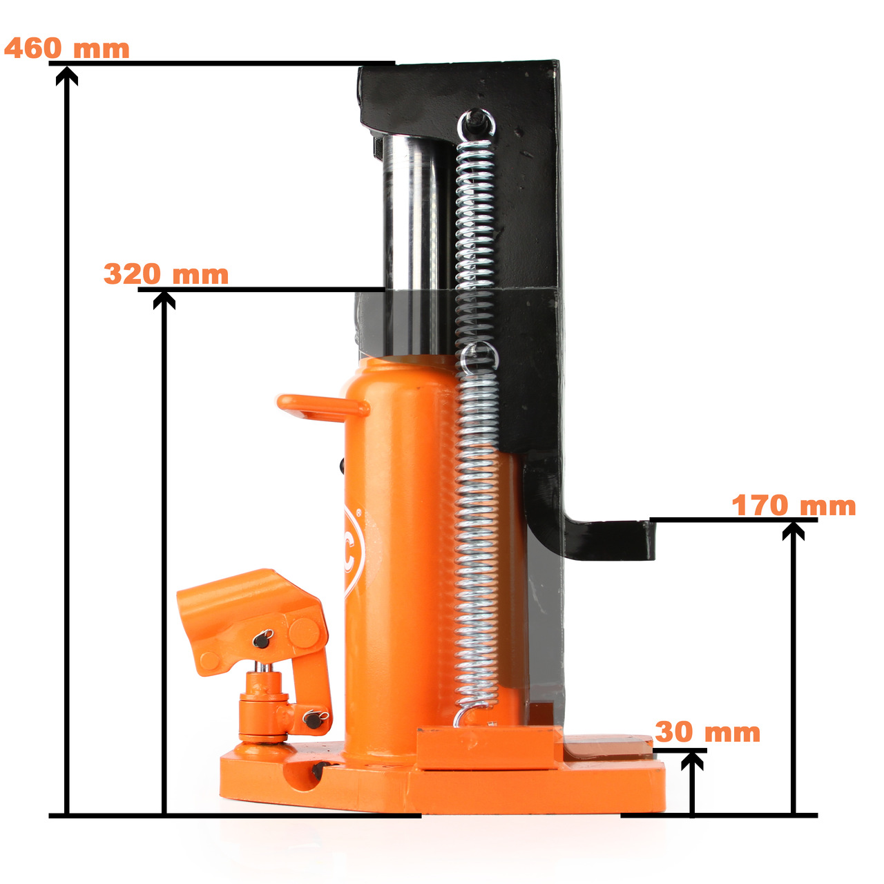 MAR-POL M80291 Hydraulický pákový zvedák 20T BJC