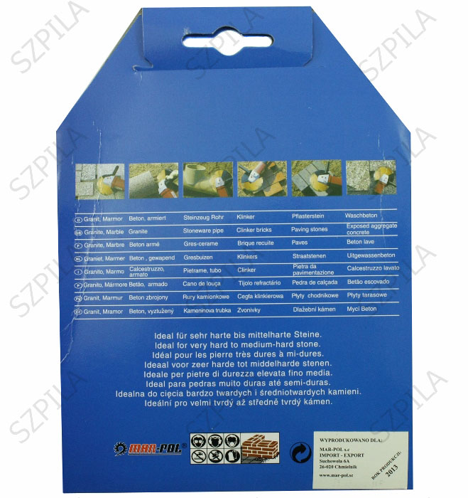 MAR-POL M08721 125mm DIAMANTOVÝ KOTOUČ TURBO na beton dlažbu PROF Laser GC