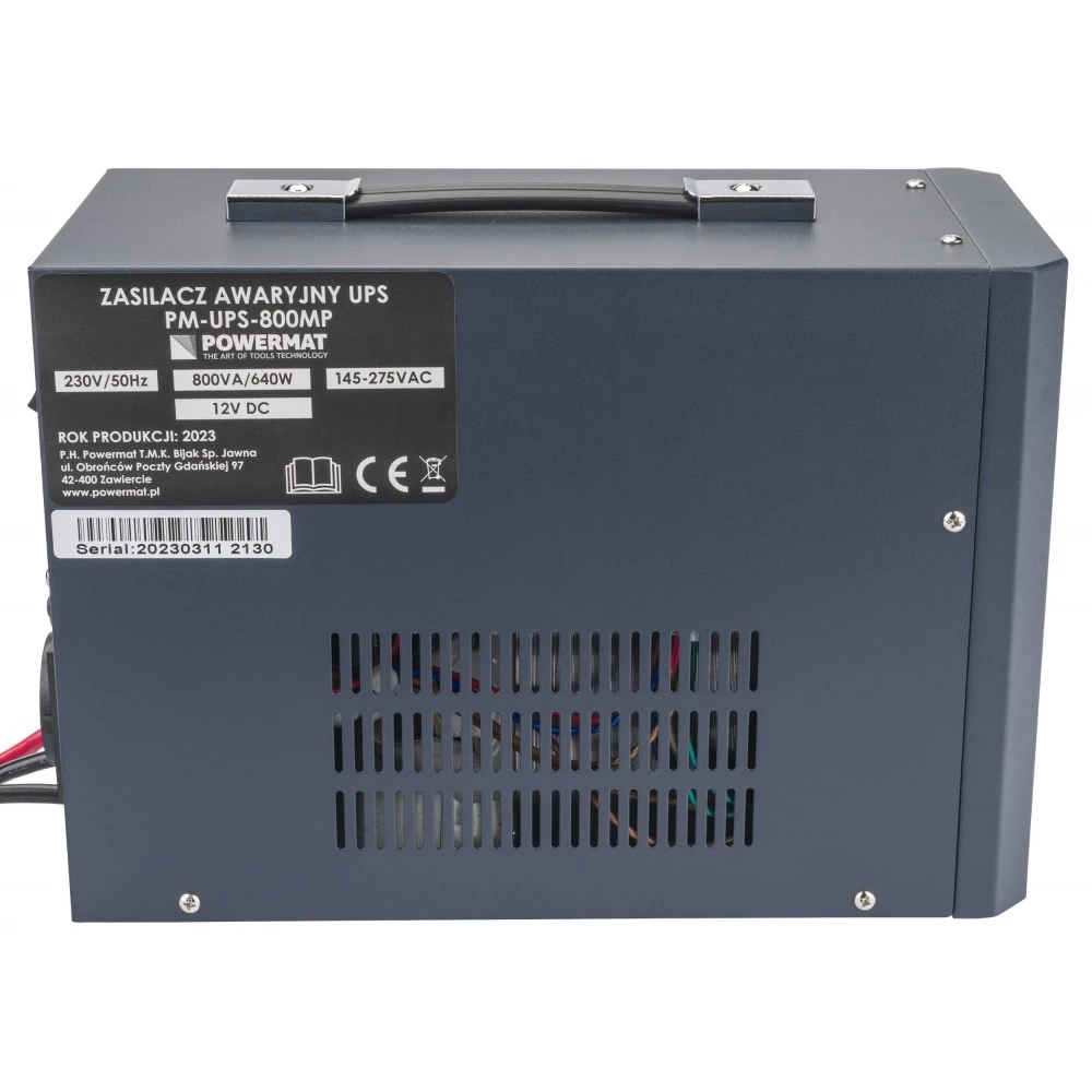 POWERMAT PM-UPS-800MW Záložní zdroj pro PC servery s LCD (UPS) 800VA 500W