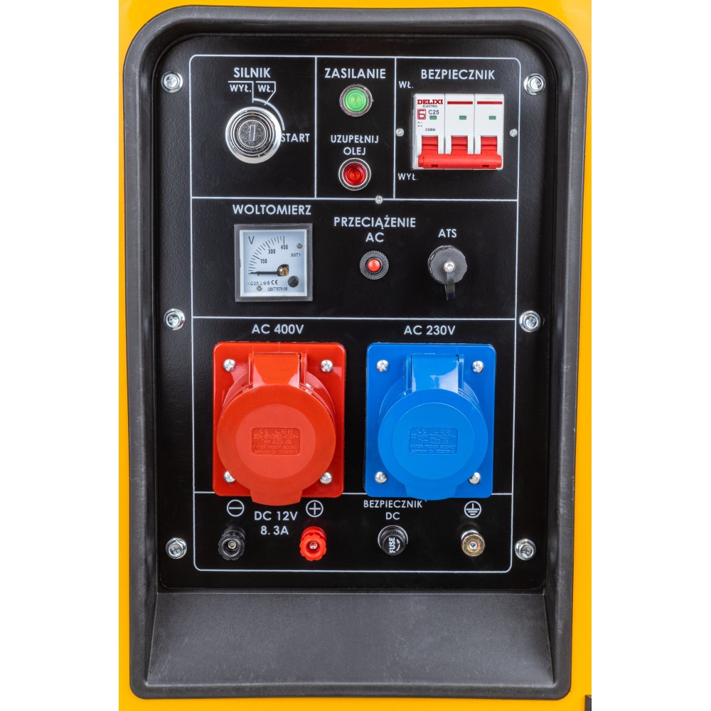POWERMAT PM-AGR-10000MD DIESELOVÝ GENERÁTOR / Elektrocentrála 10KW 20HP 230V 400V AVR