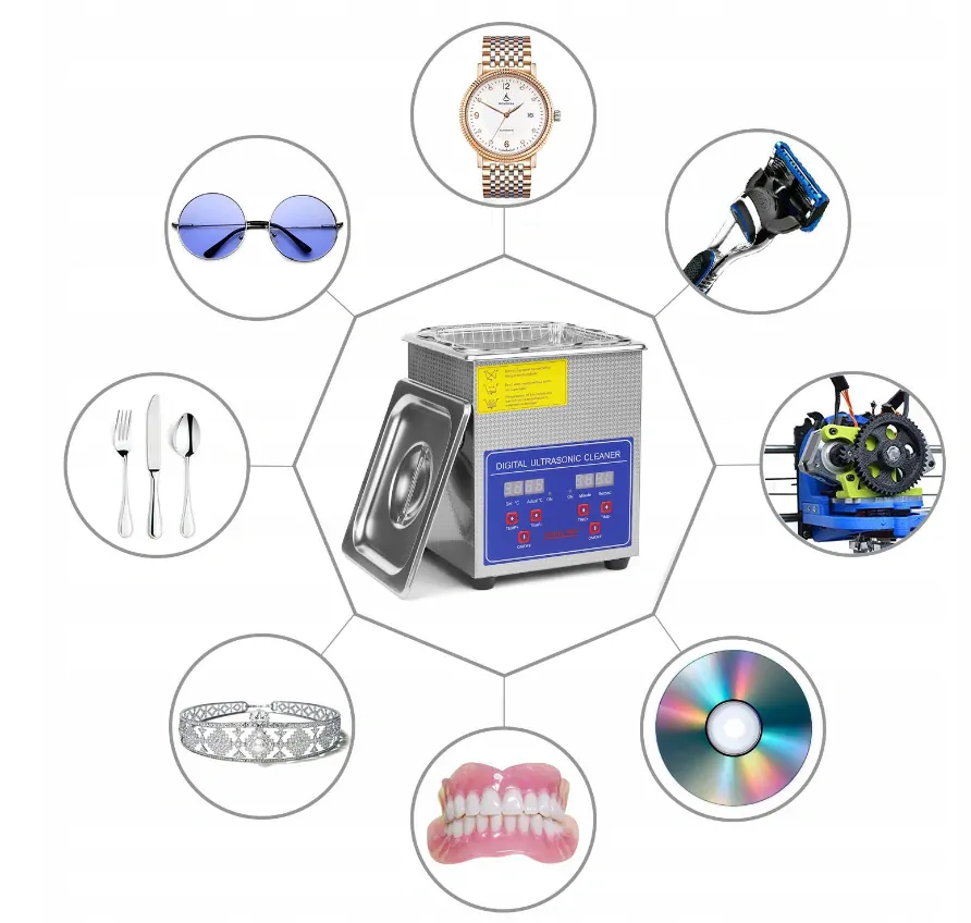 Sonicco ULTRA-040S Ultrazvukový čistič čistička 10l 240W LCD dezinfekce, viry