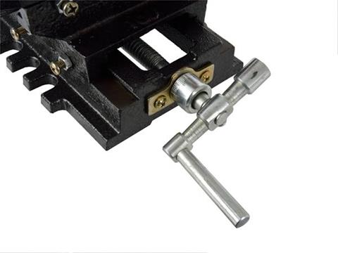 GEKO G01029 Křížový svěrák dvouosý s čelistí 100mm dílenský strojní