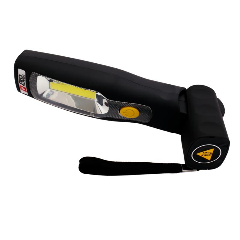 IRMA LHL46 Akumulátorová svítilna, svítidlo, baterka, dílenská lampa 3W COB + 6LED