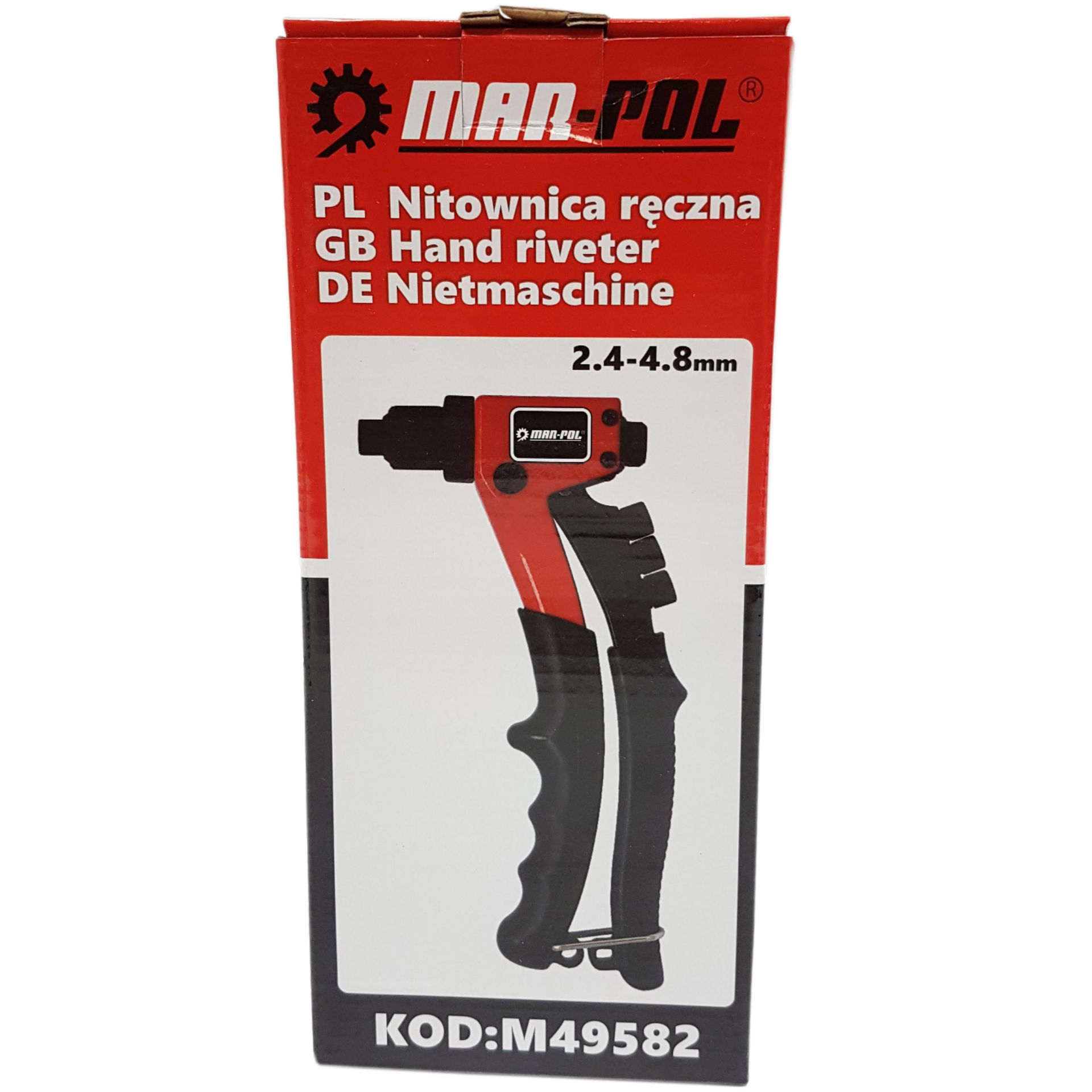 MAR-POL M49582 PROFI Nýtovací kleště 2,4-4,8 mm 220mm