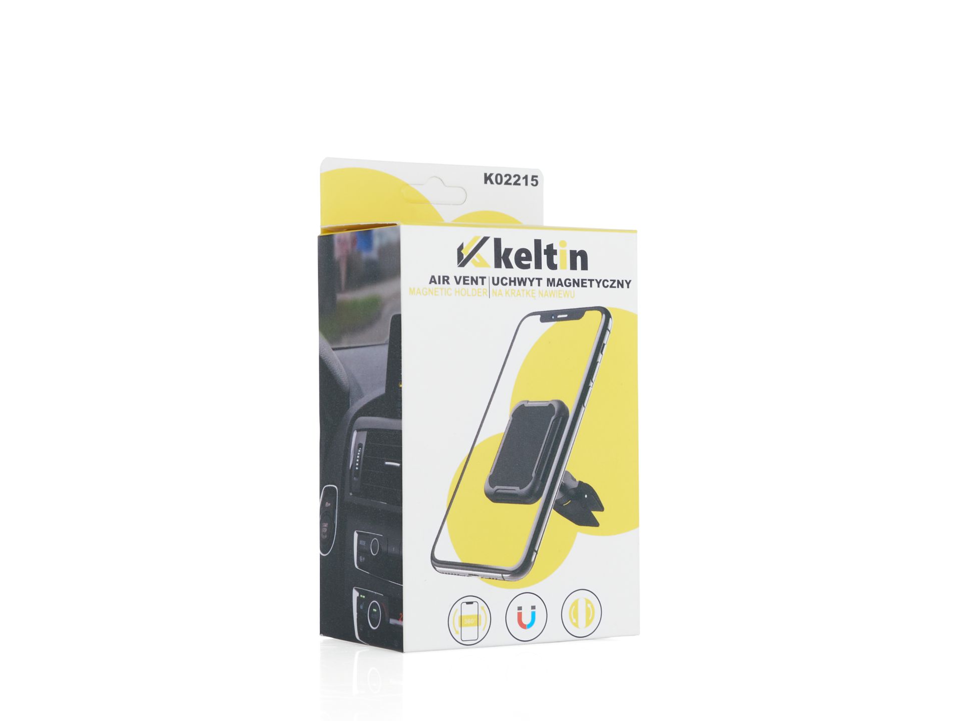 Geko K02215 Magnetický držák na telefon - pro větrací otvor auta