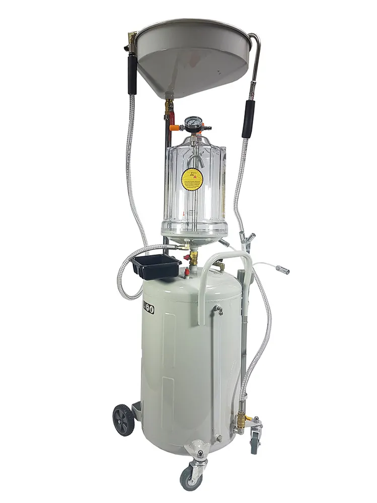 Mar-Pol M78305 Pneumatická odsávačka / vypouštěčka oleje 80L jímka, trychtýř