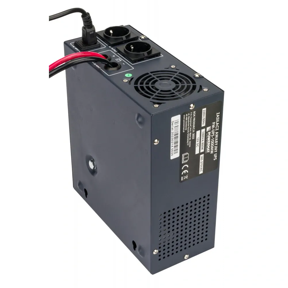 POWERMAT PM-UPS-1000MW Záložní zdroj pro PC servery s LCD (UPS) LCD 1000VA 800W