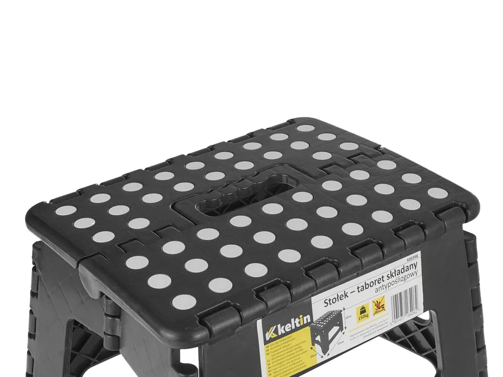 GEKO K00398 Skládací protiskluzový plastový schůdek 150kg