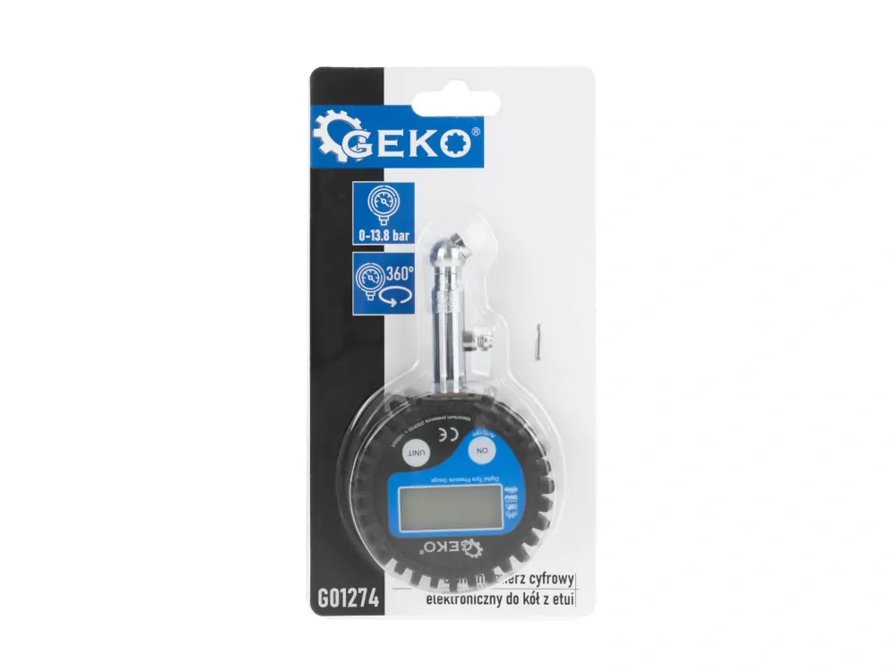 GEKO G01274 Digitální - elektronický tlakoměr na kola