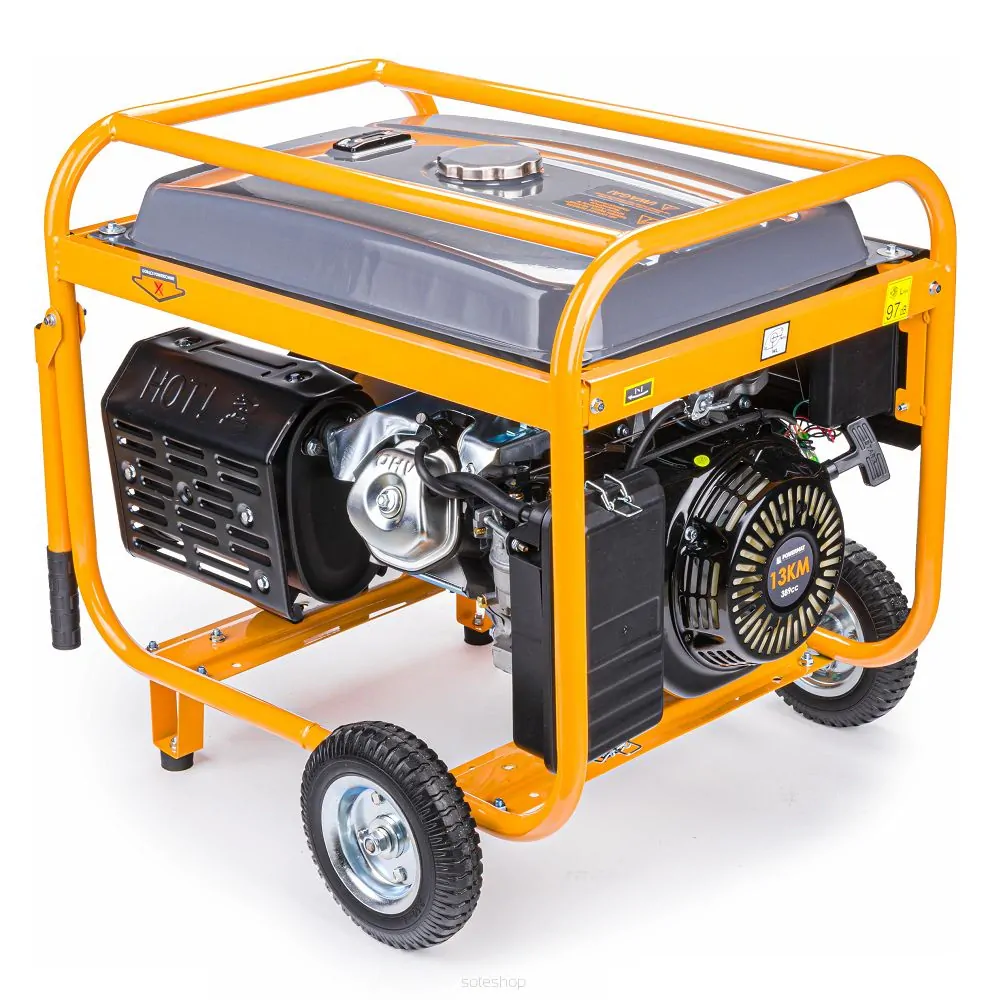 POWERMAT PM-AGR-6500M-EL ELEKTROCENTRÁLA GENERÁTOR PROUDU 230 V / 50 Hz 6500W