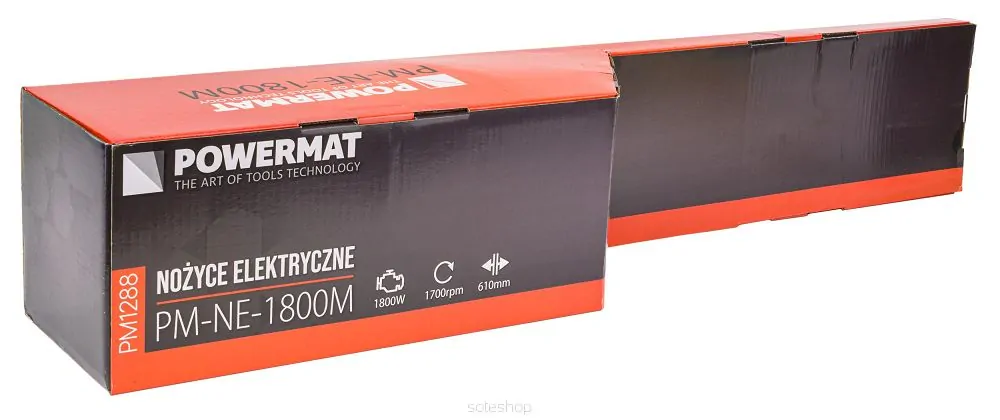 POWERMAT PM-NE-1800M Elektrické nůžky na živý plot 1800W plotostřih