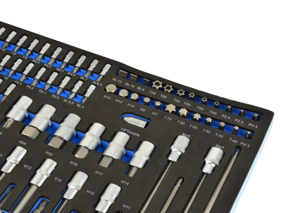 GEKO G10833B Vklad - nástrční klíče Torx a bity 102ks CRV