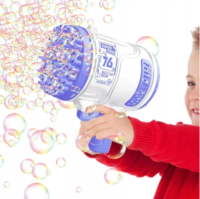 Bubble rocket Dětská pistole na bublinky bublifuk