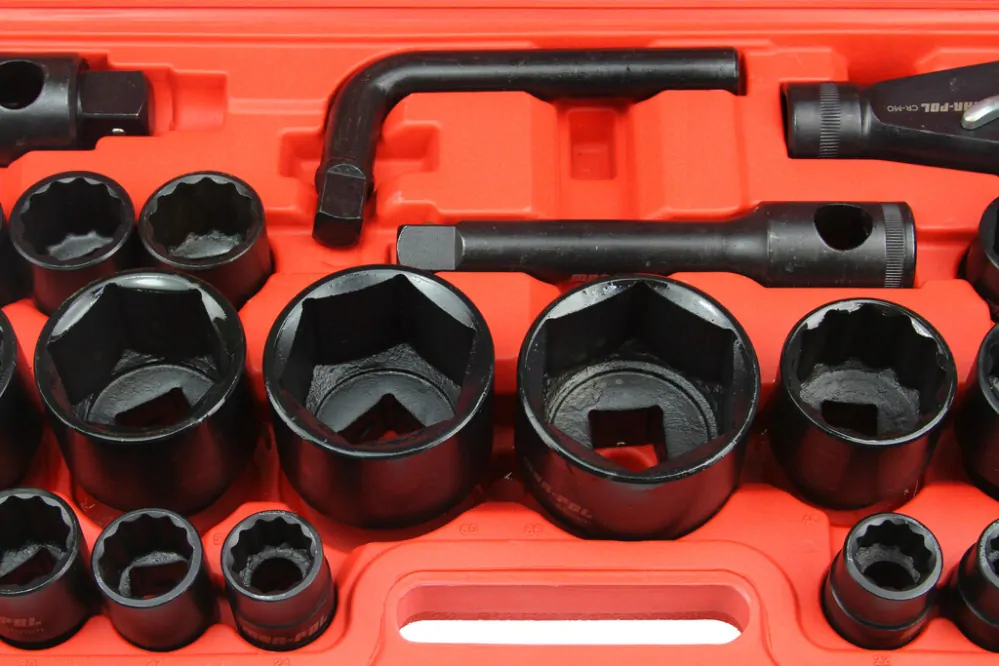 MAR-POL M58249 Nástrčné klíče 26 ks sada 3/4" a 1"
