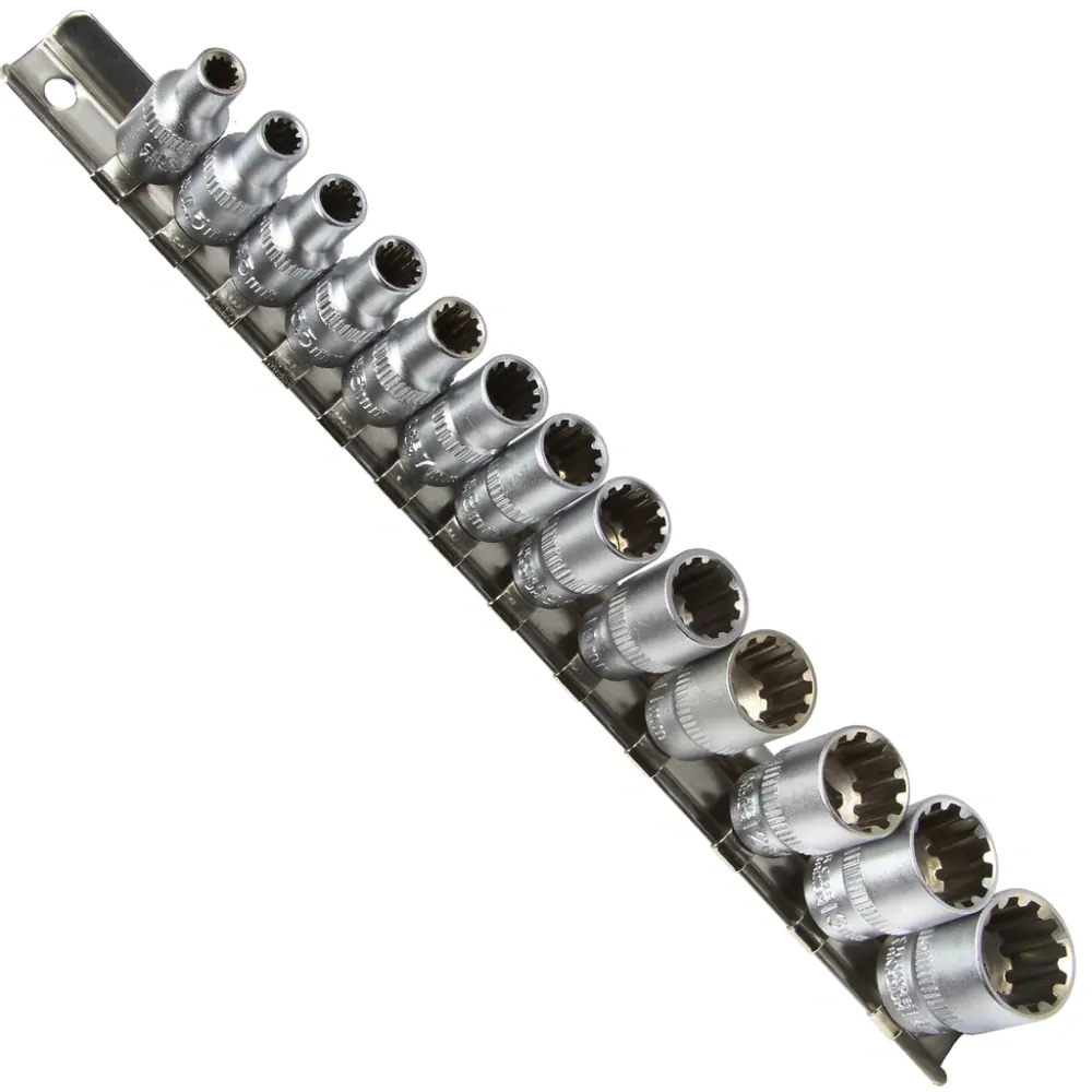 MAR-POL M66419 Nástrčné klíče SPLINE 1/4" 4-14mm 13ks
