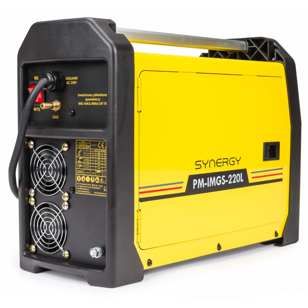Powermat PM-IMGS-220L Invertorová svářečka MIG MAG MMA LIFT-TIG SYNERGY 5 kotoučů na kov