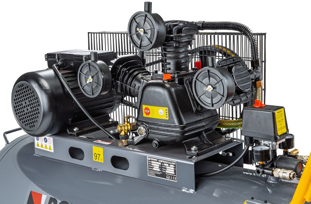 POWERMAT PM-KO-200T-230V Bezolejový kompresor 200L/min 4,17kW 8 bar