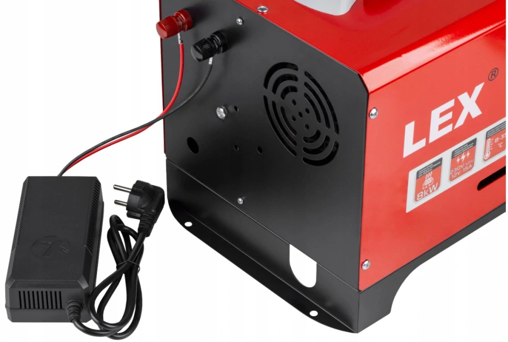 LEX LXOH8KW Ohřívač vzduchu topidlo do auta 8kW 230V 12V