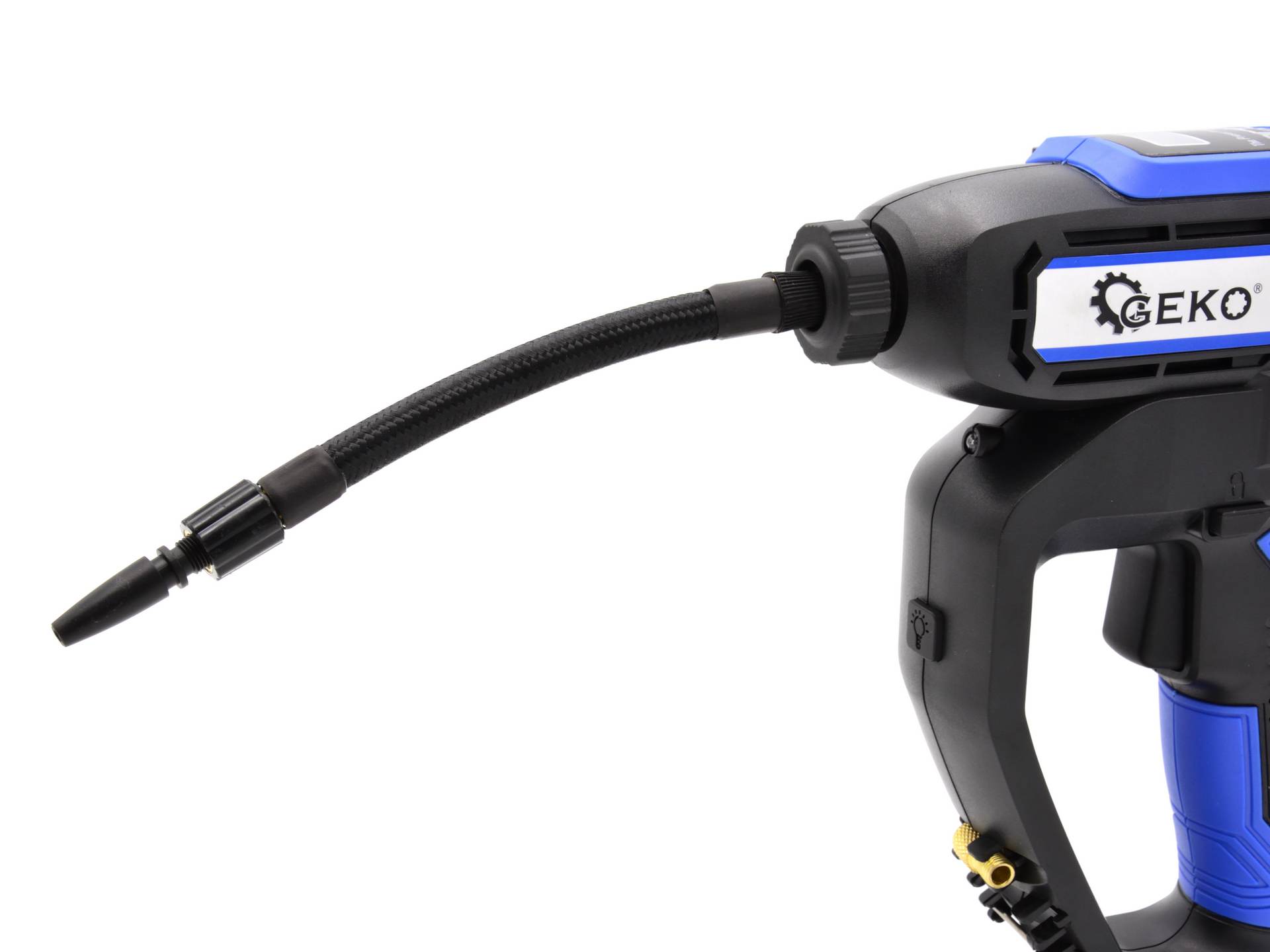 GEKO G80652 Aku kompresor 12V pumpa na kola do auta LCD pumpování