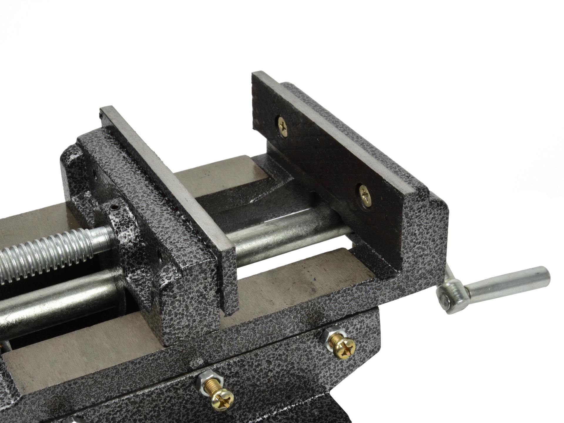 GEKO G01028 Křížový svěrák dvouosý s čelistí 125mm dílenský strojní