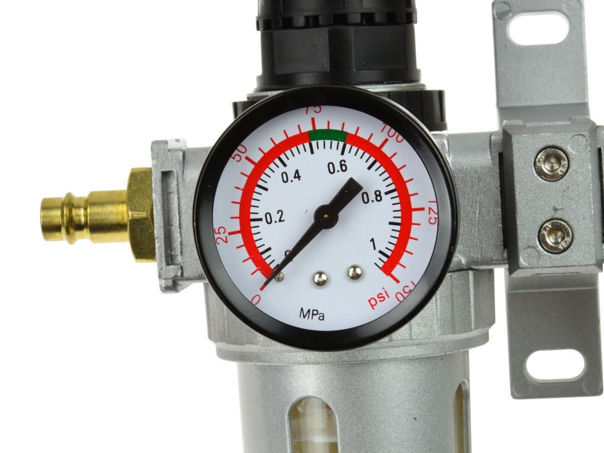 GEKO G03161 Regulátor tlaku vzduchu filtr přimazávač odlučovač 1/2"dvojitý