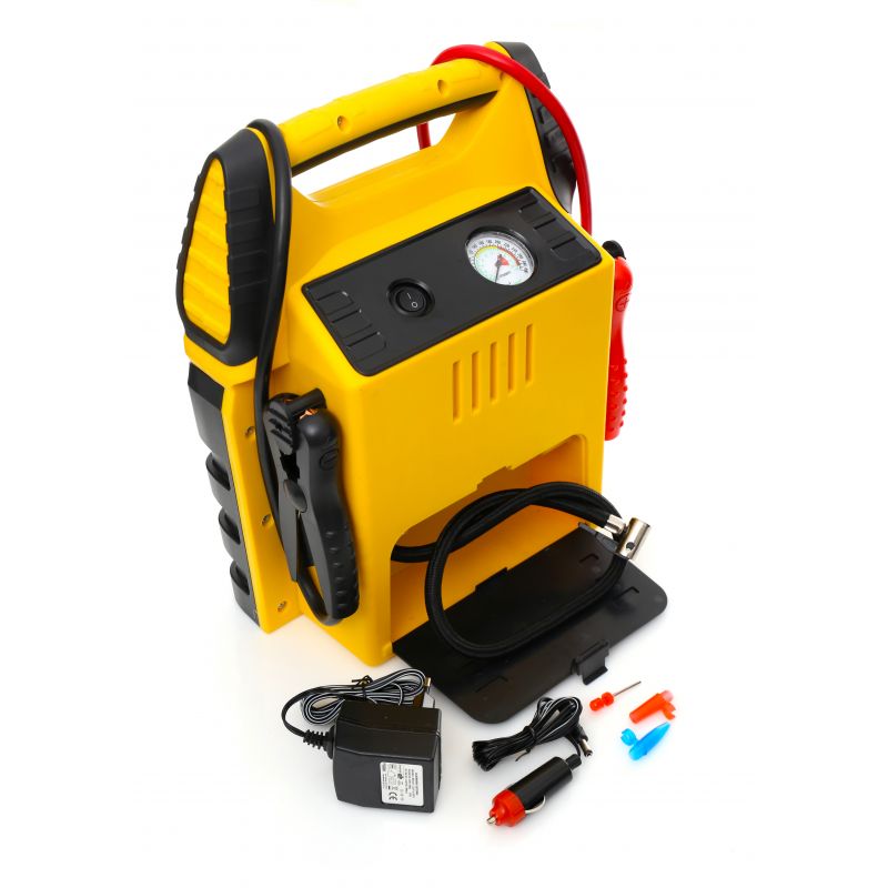 Kraft&Dele KD1921 Nabíječka autobaterií z kompresorem 5V1 multifunkční 12V