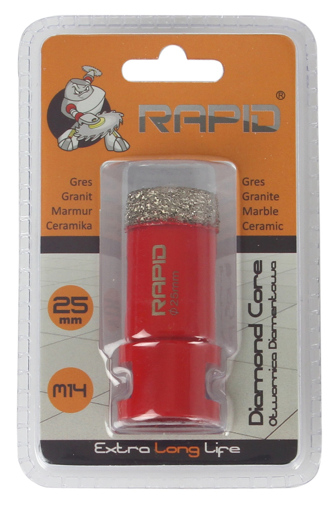 MAR-POL M22760 Diamantový vykružovák Rapid ⌀25mm M14