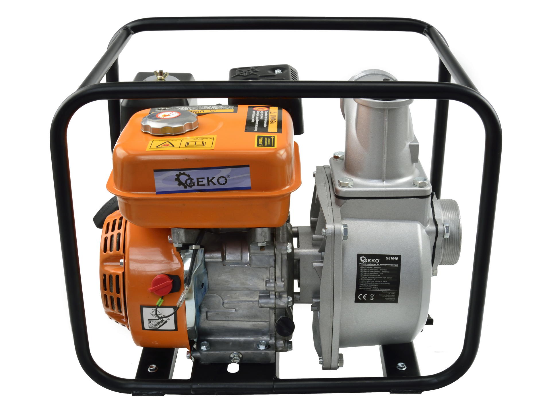 GEKO G81040 Benzínové / motorové / vodní čerpadlo na vodu 3" / 6,5HP