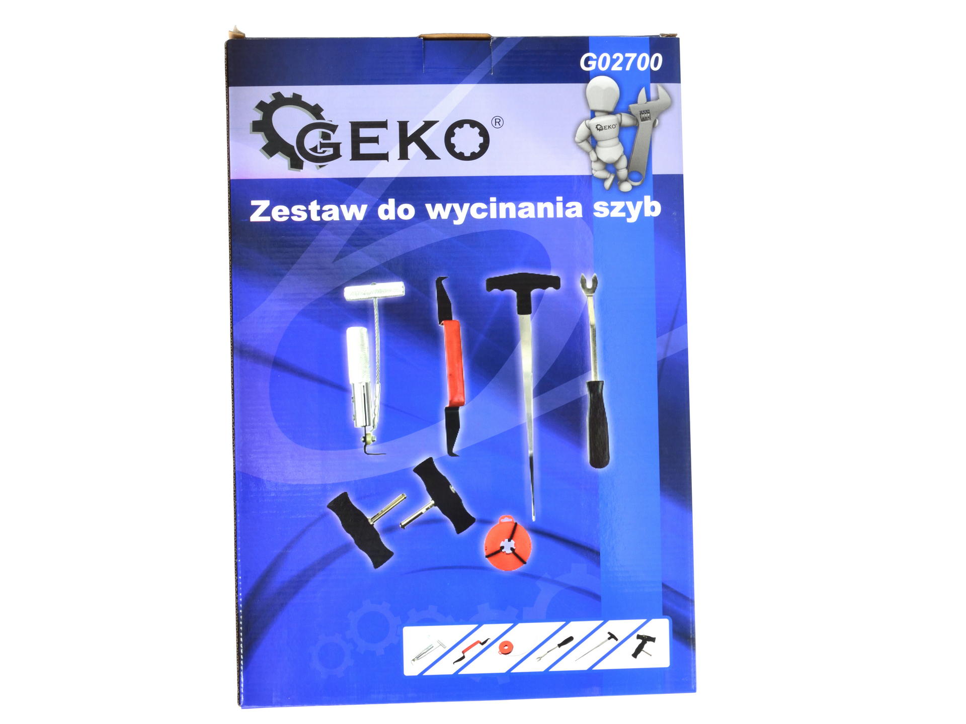 GEKO G02700 Nářadí pro řezání oken v automobile sada stahovák nůž