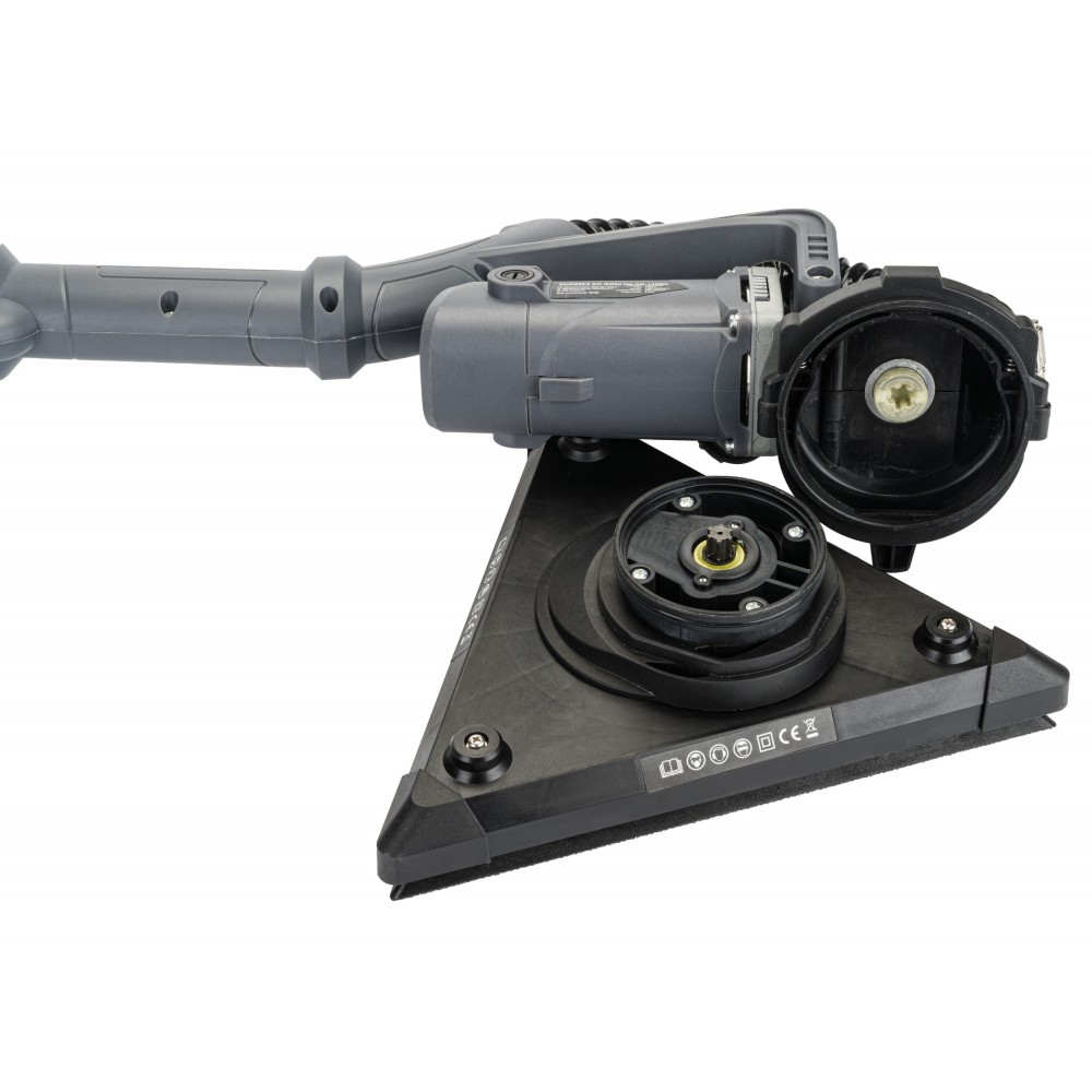 POWERMAT PM-DG-1450DL Bruska teleskopická na omítku sádrokarton 1450W LED 2v1 sada