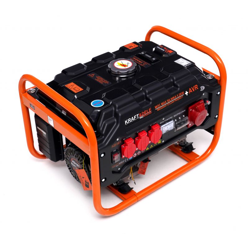 KRAFT&DELE KD161 ELEKTROCENTRÁLA GENERÁTOR PROUDU 12/230V/380V 3500W AVR