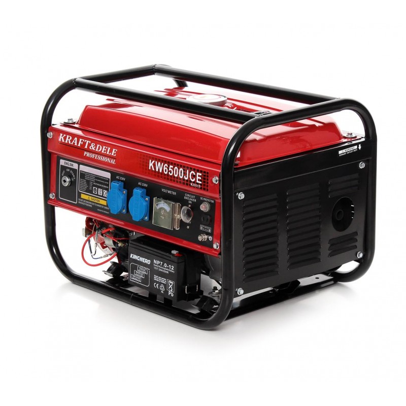 Kraft&Dele KD115 ELEKTROCENTRÁLA GENERÁTOR ELEKTRICKÉHO PROUDU 6,5HP 12/230V