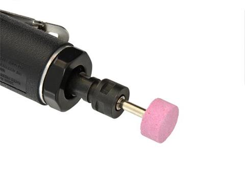 GEKO G03142 Pneumatická přímá bruska 75mm + příslušenství sada broušení