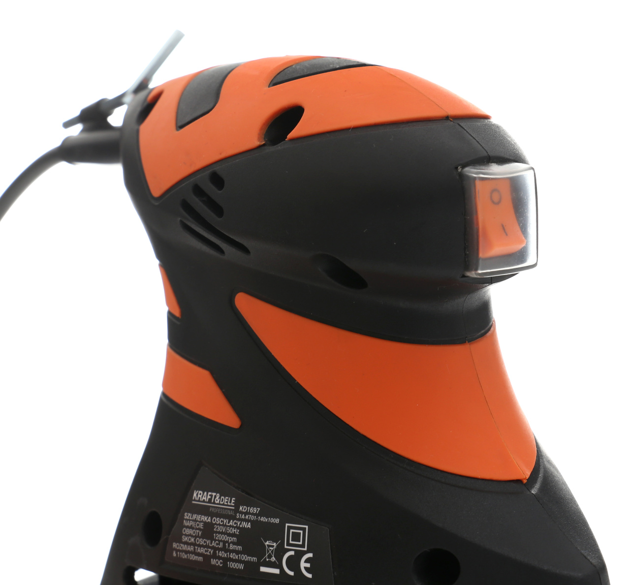 KRAFT&DELE KD1697 1000W Elektrická, oscilační, orbitální bruska 12000 ot./min