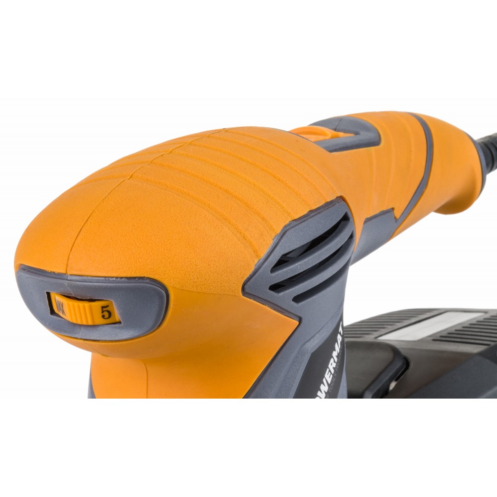 POWERMAT PM-SMO-3W1T Vibrační excentrická bruska 1200W příslušenství