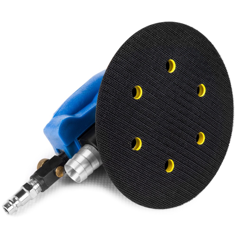 POWERMAT PM-SMO-150P Pneumatická oscilační excentrická bruska 150mm + 12x papír 