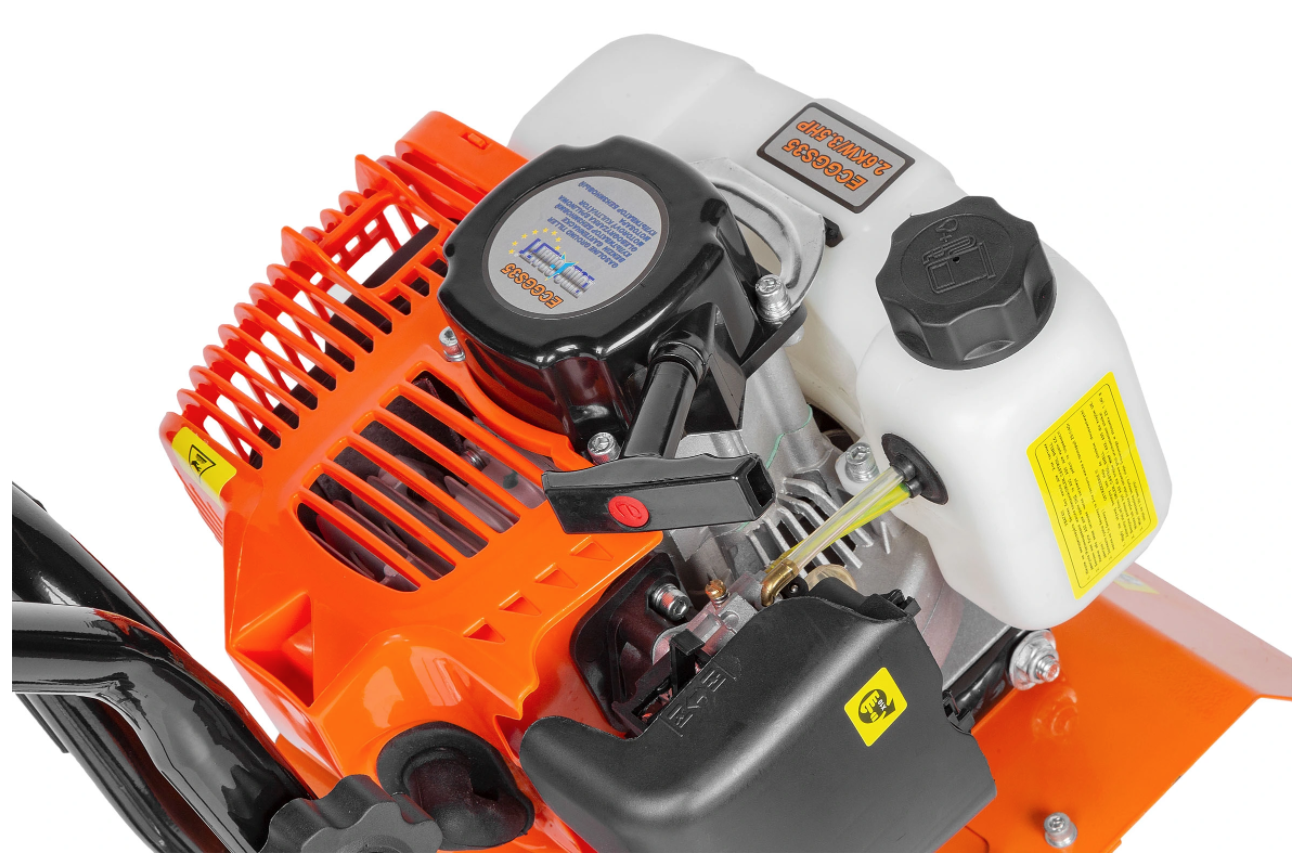 Eurocraft ECGGS35 Motorový kultivátor kypřič půdy provzdušňovač 2,6kW 52cm3