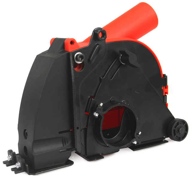 MAR-POL M04105 Protiprachový odsávací kryt pro drážkovací frézu brusku 115-125mm