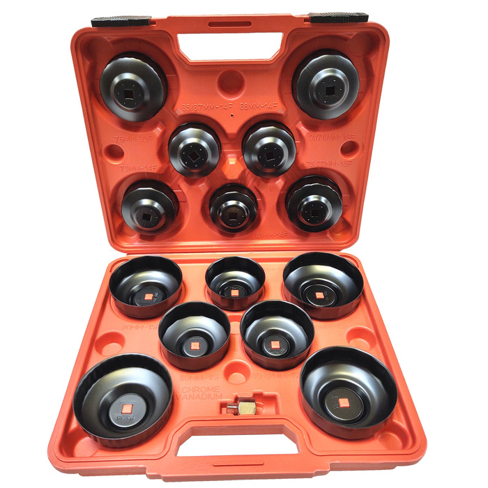 MAGMA 1075A Nástrčné hlavice klíče na olejový filtr výměna filtrů 1/2" 3/8" 