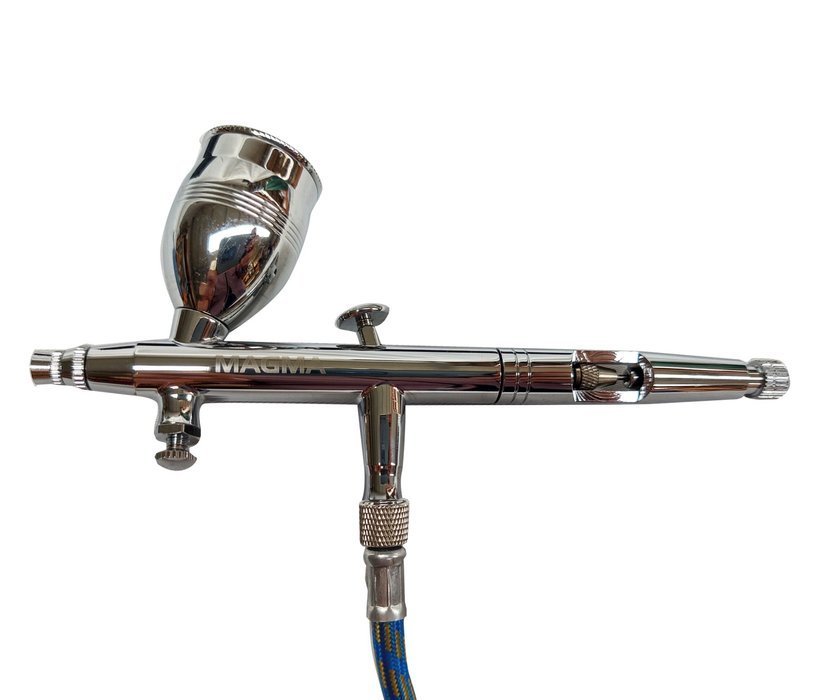 MAGMA TG-186 Airbrush stříkací pistole sada na malování 3 trysky