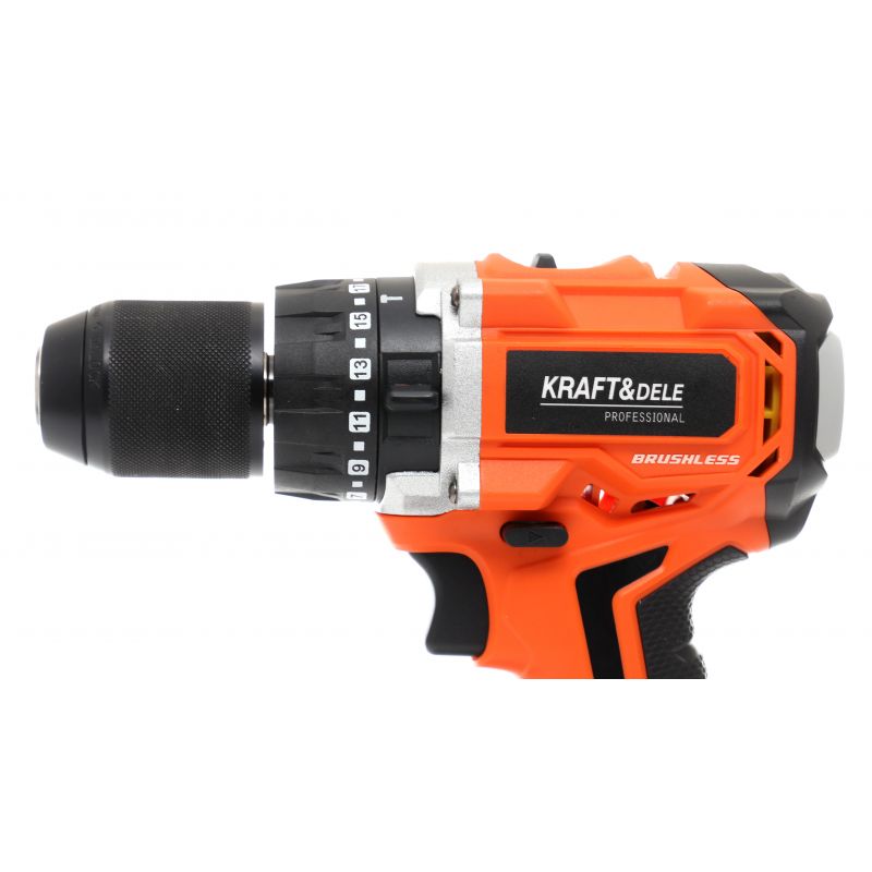 KRAFT&DELE KD1728 Úderová vrtačka bezkartáčová 20V s kufříkem 